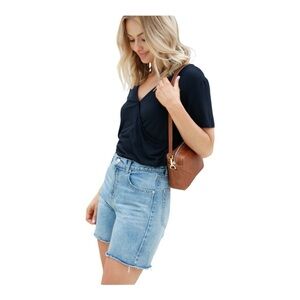 NWT Able Light Blue Jean Shorts 27